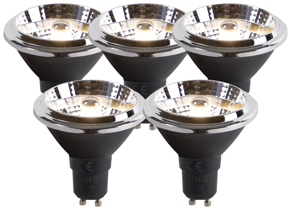 Zestaw 5 żarówek LED GU10 AR70 6W 475lm 3000K