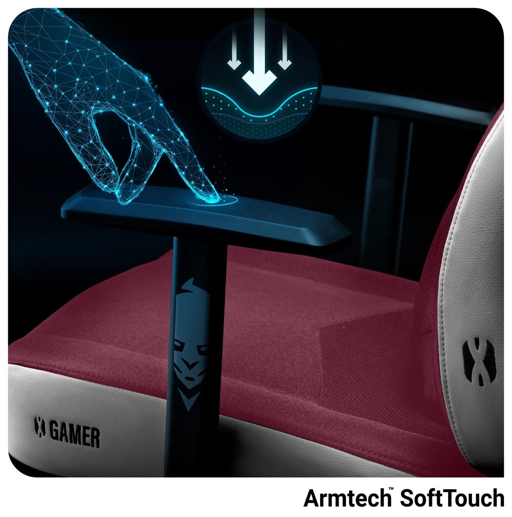 Fotel gamingowy Diablo X-Gamer 2.0 Normal Size, Marshmallow Pink