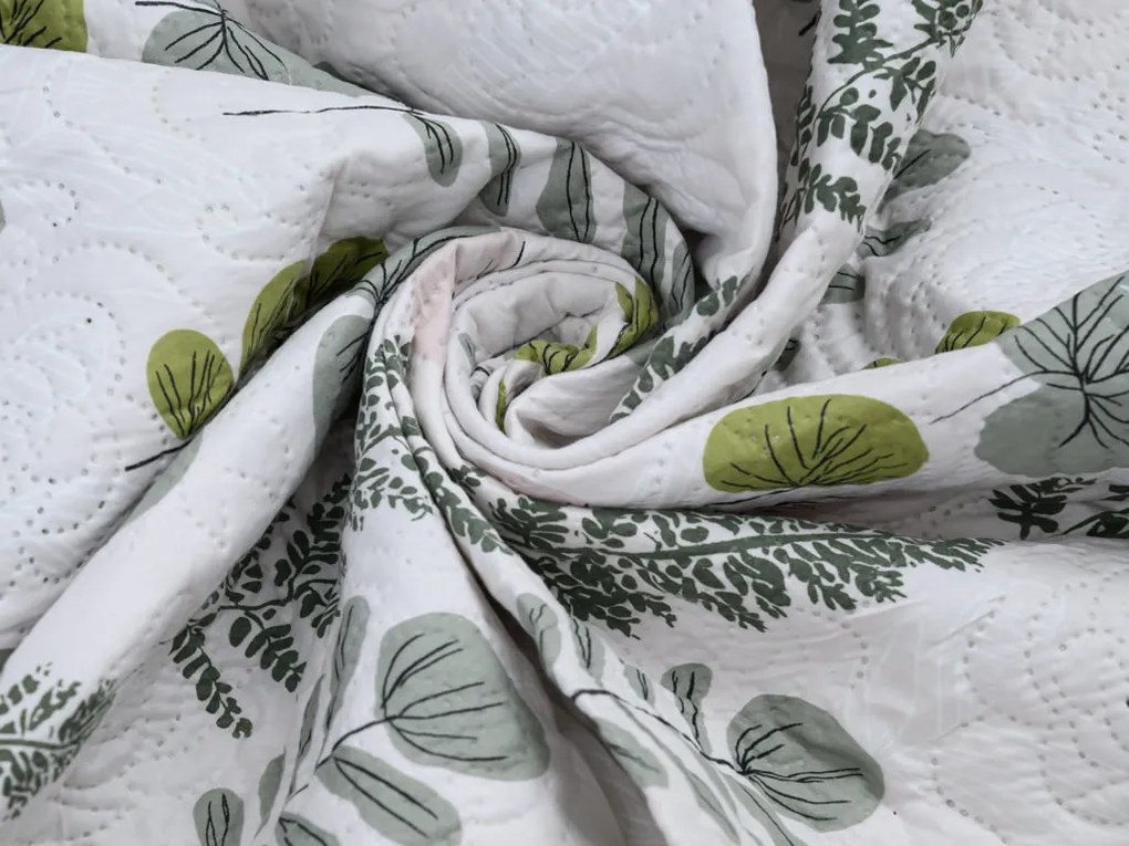 Narzuta na łóżko SCANDI NATURE, zielony Rozmiar: 220 x 240 cm