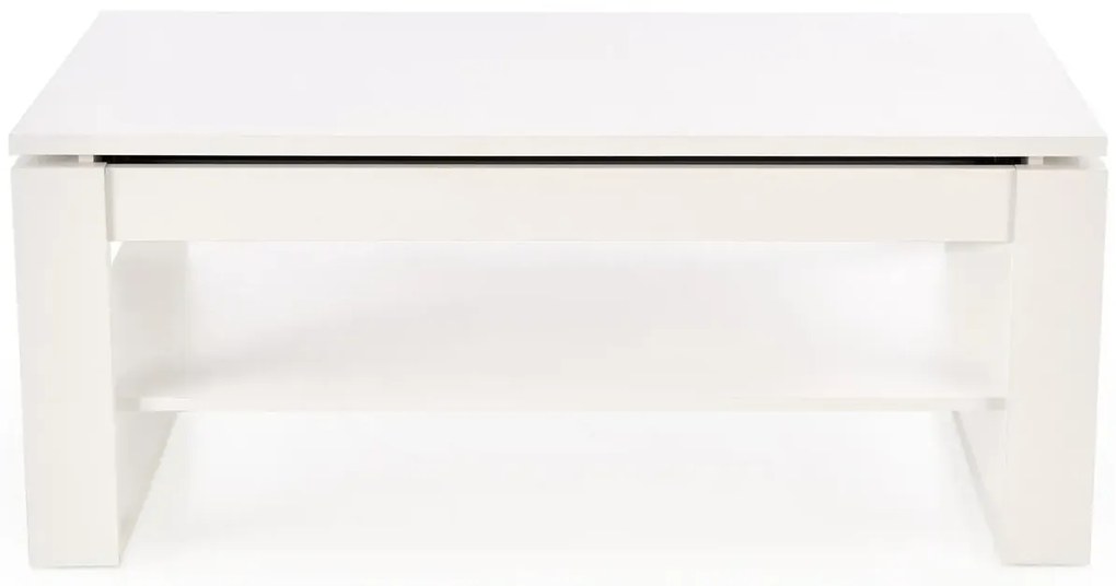 Ława podnoszona BETTY 114x65(92)cm biała HALMAR