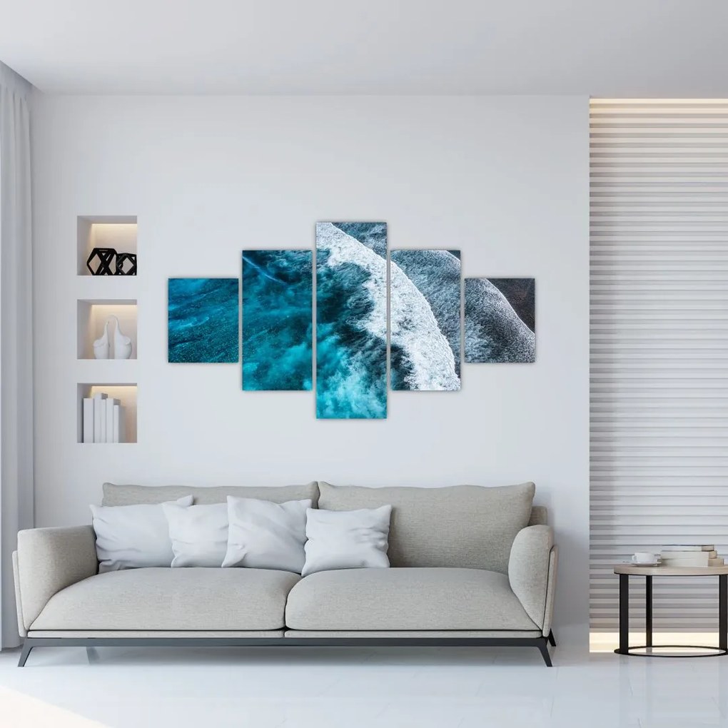 Obraz - Fale na morzu (125x70 cm)