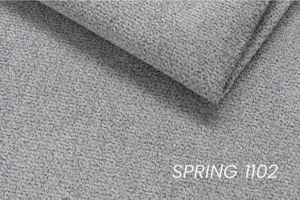 Sofa Zeldia 155 z funkcją spania - szary szenil hydrofobowy Spring 1102