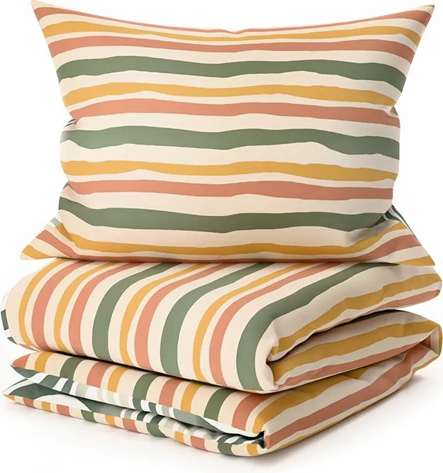 PrzytulneMieszkanie.pl PrzytulneMieszkanie.pl Bawełniana pościel ZENVIA POLY kolorowa Rozmiar pościeli: 70 x 90 cm | 140 x 200 cm