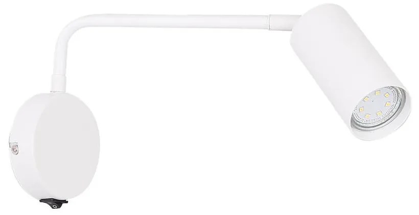 Biały metalowy kinkiet Tina – Candellux Lighting
