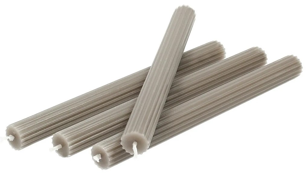 Zestaw świec stroikowych Sand 2x25 cm