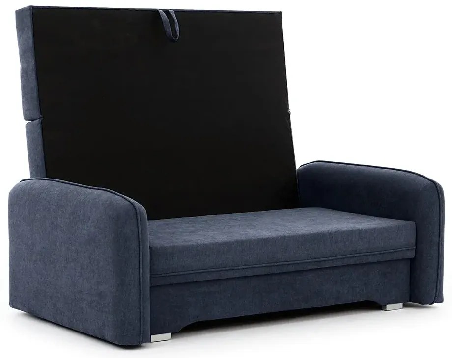 Sofa rozkładana z funkcją spania LAINE niebieska ELTAP