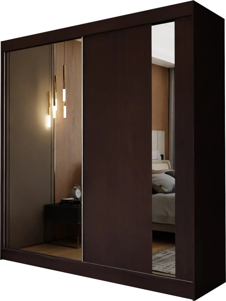 Szafa GRAZIA - Wenge / Bez szuflad / 200 cm