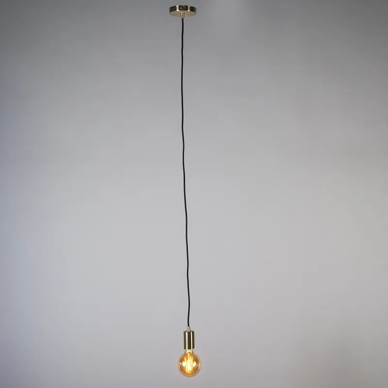 Nowoczesna lampa wisząca złota - FacilDesignerski Oswietlenie wewnetrzne