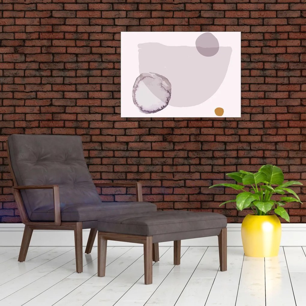 Obraz na szkle - Fioletowy minimalizm N⁰2 (70x50 cm)