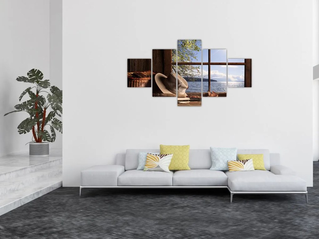 Obraz - Rybackie wyposażenie (125x70 cm)