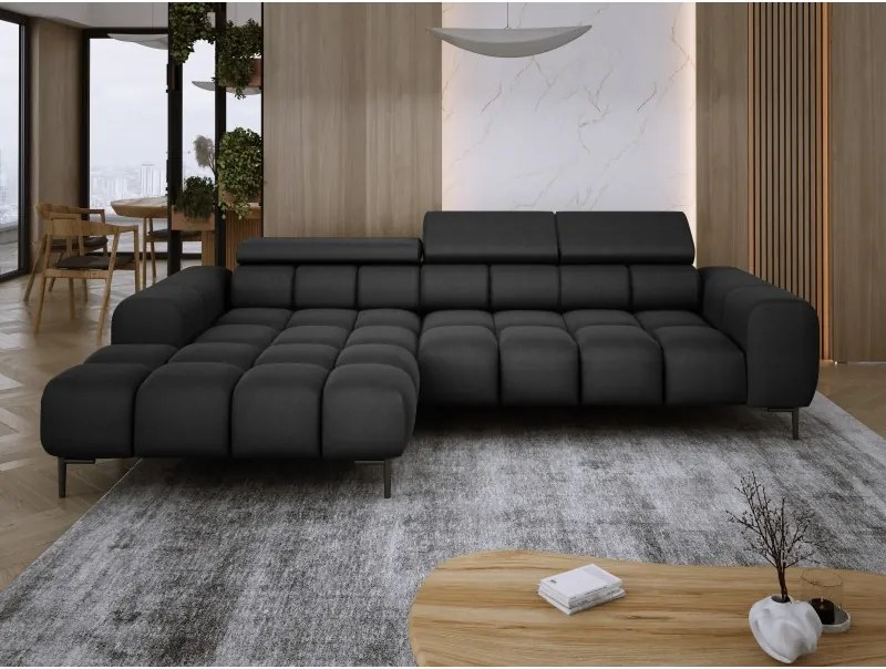 Narożnik PLAZA MINI wolnostojący Lewostronny w tkaninie Promocyjnej SOLAR 99 WERSAL