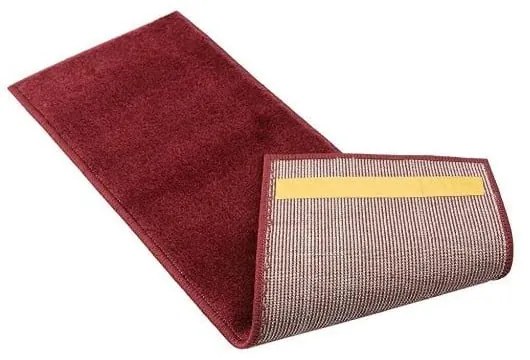 Czerwone dywaniki na schody zestaw 13 szt. 22x73 cm Pure Red – Mila Home