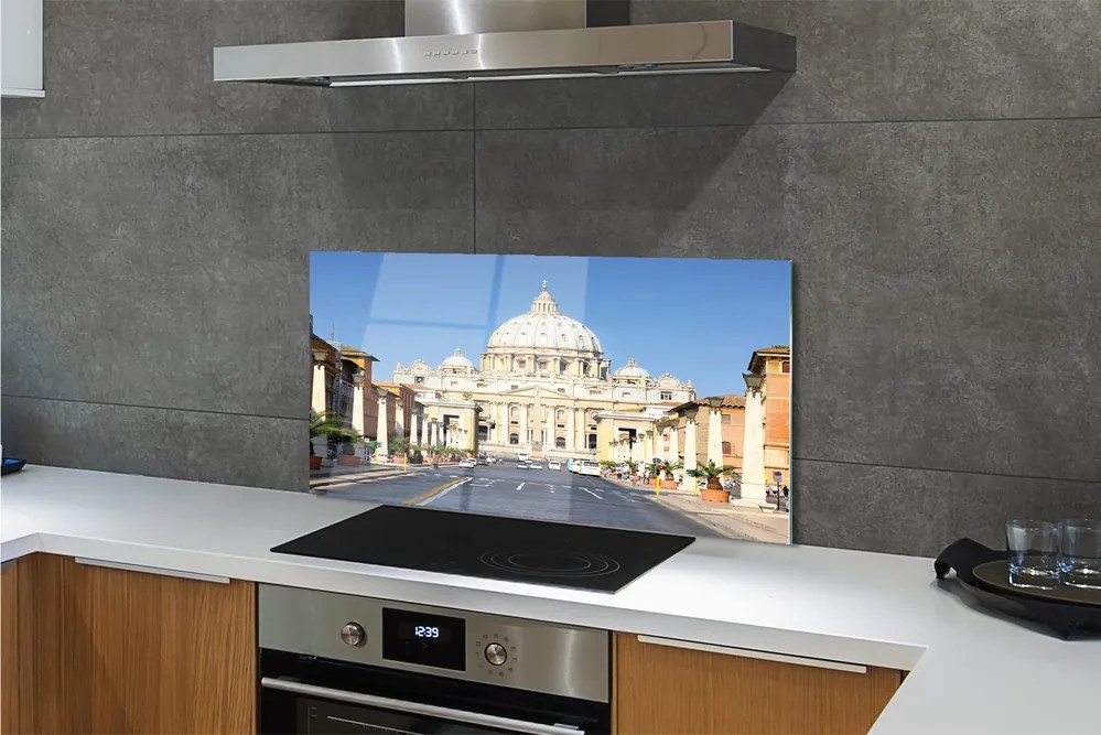 Szkło do Kuchni na Ścianę Klasyczna Architektura Rzymu