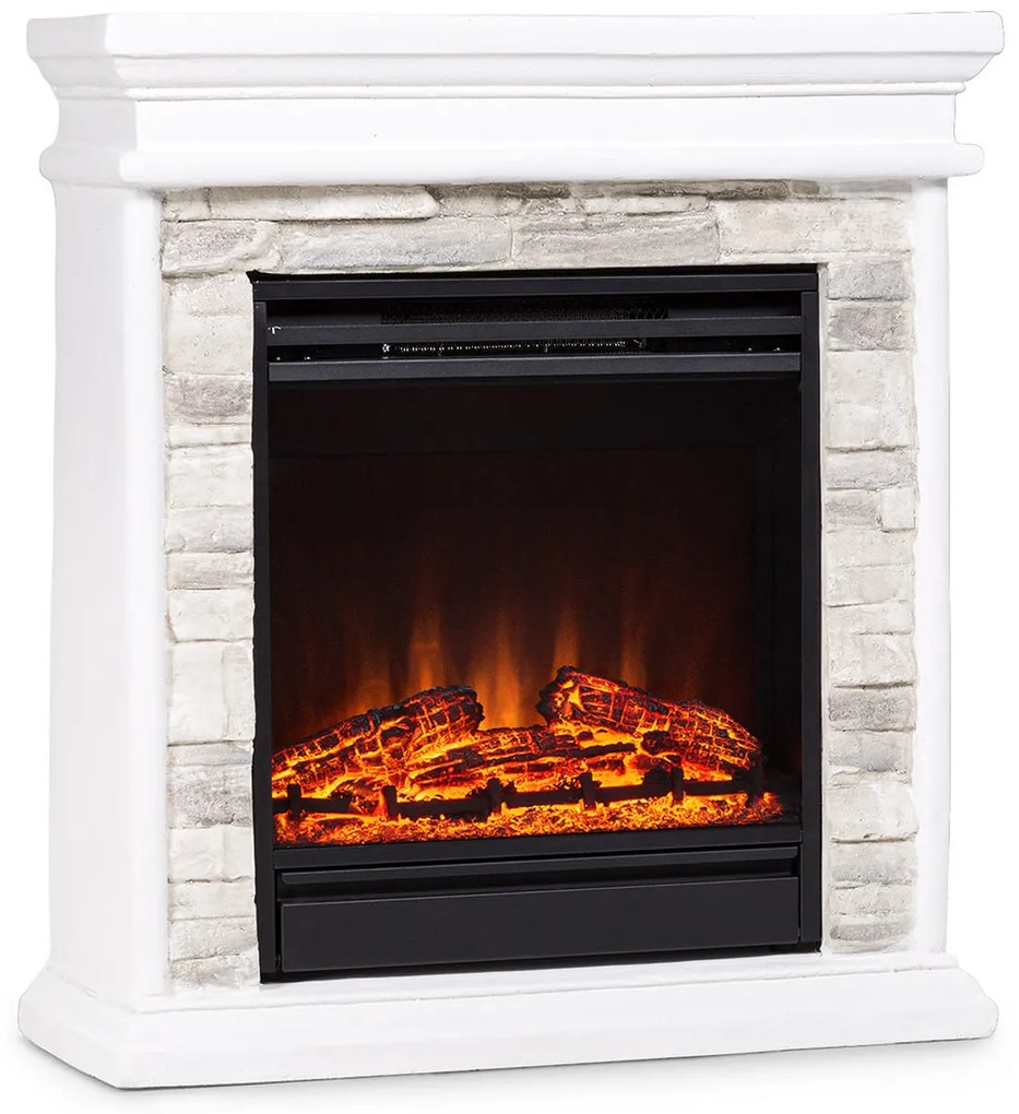 Klarstein Beerenberg 1800W 60cm Kominek Elektryczny Dekoracyjny Biały