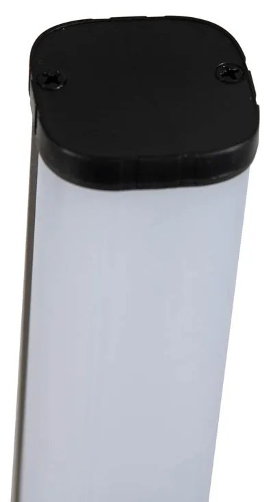 Neonowa lampa podłogowa czarna zdiodą LED RGB zfunkcją ściemniania– TijsDesignerski Oswietlenie wewnetrzne