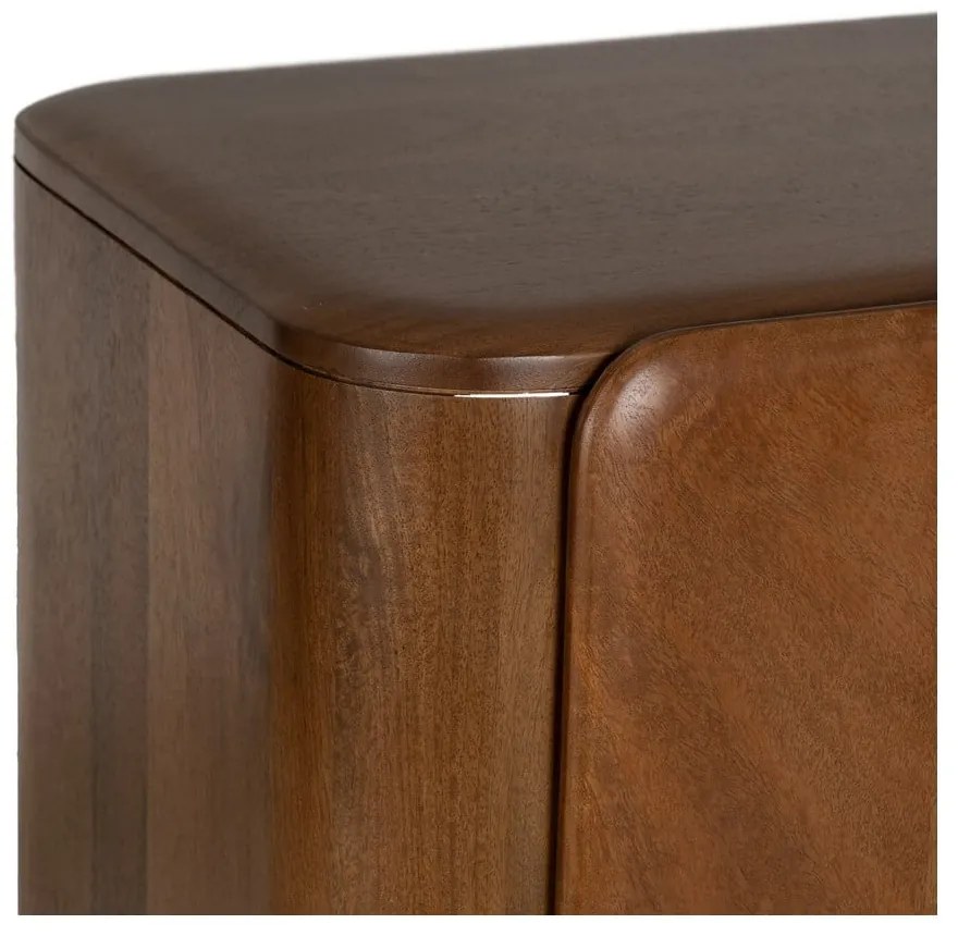 Brązowa szafka z litego drewna mango 104x110x45 cm Nosy – Ixia