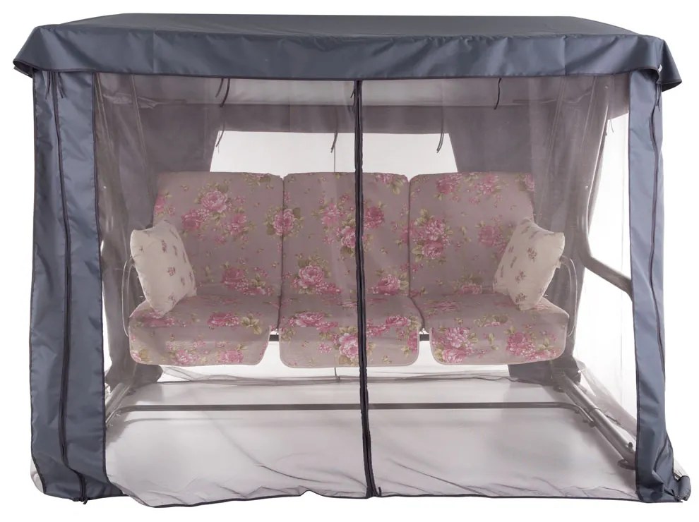 Dach z moskitierą do huśtawki ogrodowej 228 x 126 cm Rimini / Venezia D031-16CW PATIO
