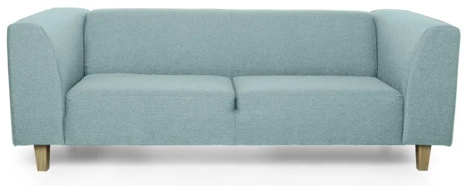 Miętowa sofa Scandic Diva, 216 cm