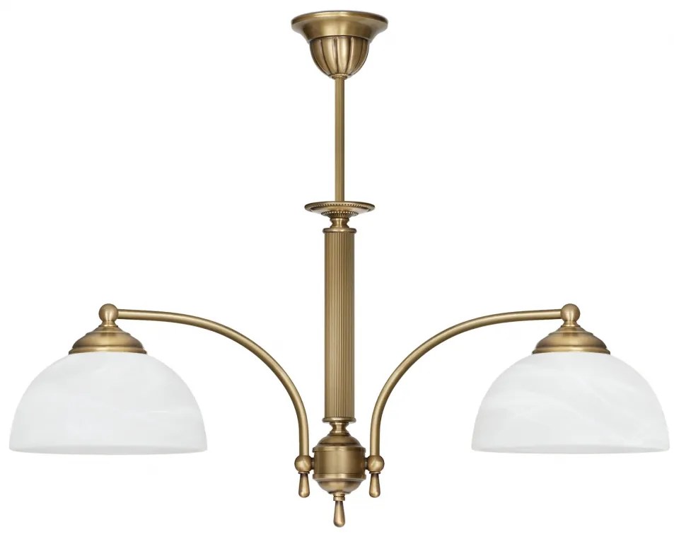 Mosiężna lampa 2-punktowa V-S2N