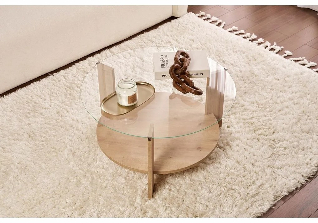 Stolik konferencyjny Clara Sapphire Oak