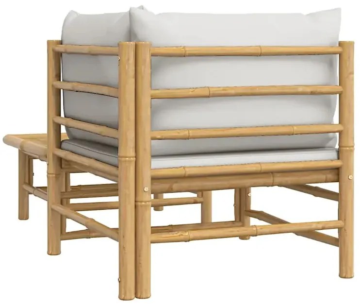 Elegancki zestaw ogrodowy z bambusa A5-S03