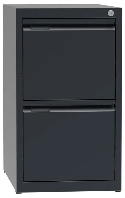 Szafa kartotekowa A4, 2 szuflady, kolor antracyt