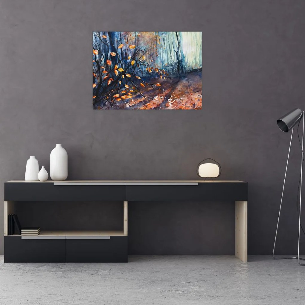 Obraz - Promienie jesiennego słońca (70x50 cm)