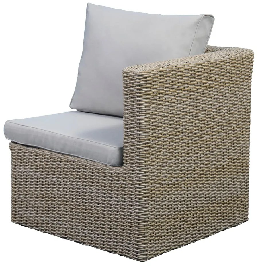 Beżowo-jasnobrązowy zestaw mebli ogrodowych dla 2 osób Modular – Unique Furniture
