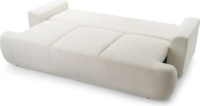 Sofa VELO z funkcja spania i pojemnikiem BIAŁY CORAL 65