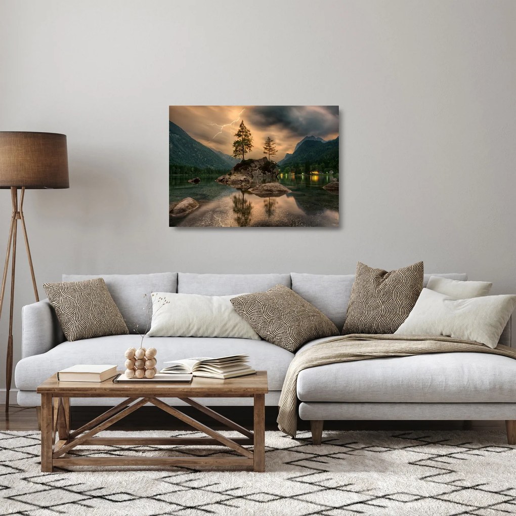 Piękny obraz na szkle - krajobraz (70x50 cm)