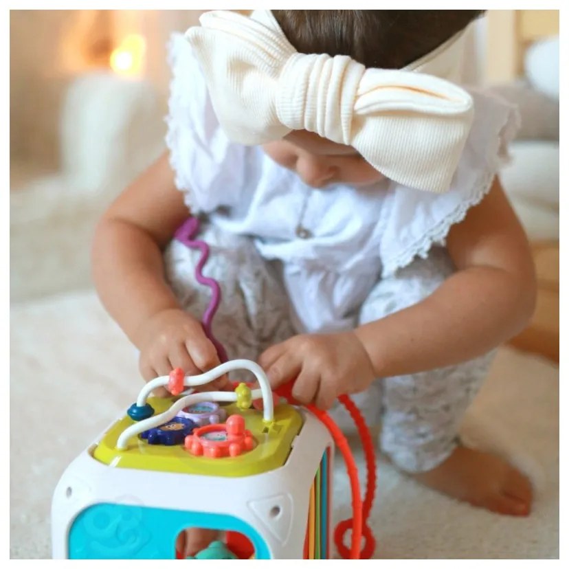 Woopie baby sensoryczna edukacyjna kostka aktywności