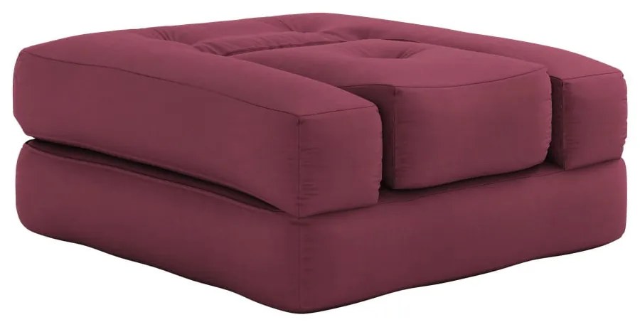 Fotel rozkładany Karup Design Cube Bordeaux