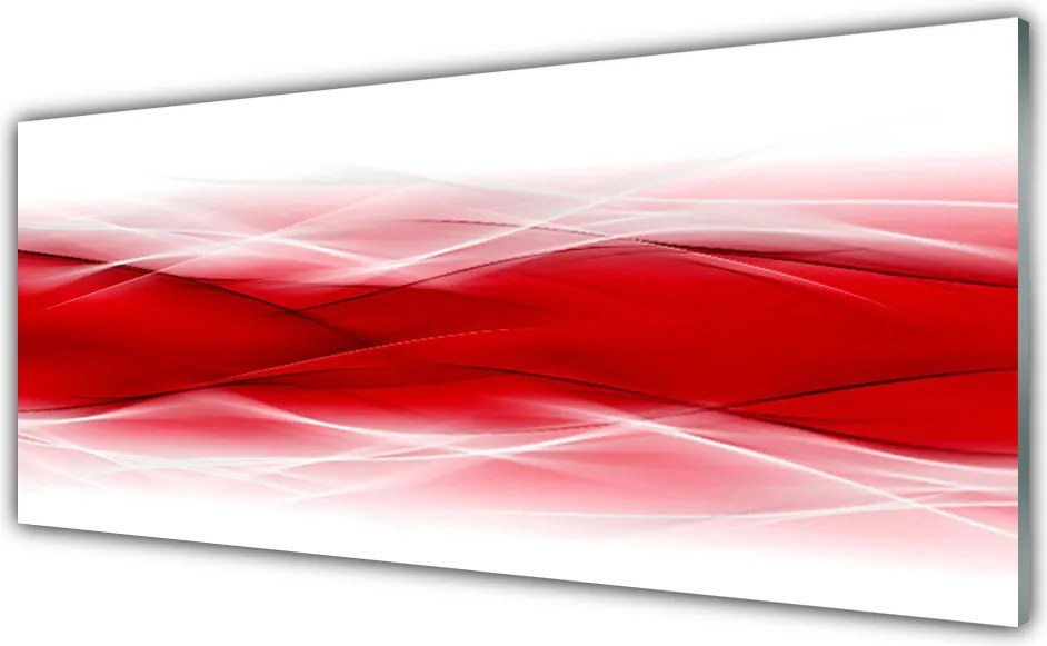 Panel Szklany Abstrakcyjna Interpretacja Fal