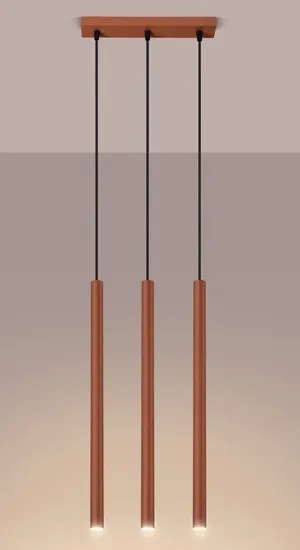 Czerwona elegancka lampa wisząca - M086 N3-M83