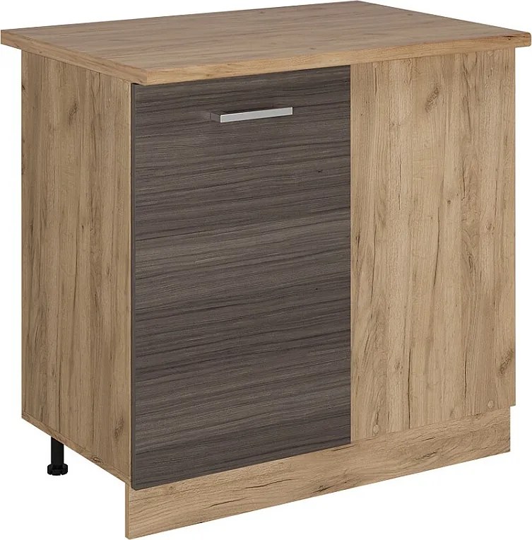 Szafka narożna szlachetna szarość 86x60x81.6 r-line