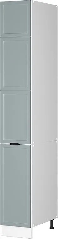 Szafka aptekarska jasnoniebiesko-szary 30x58x206.8 fame-line