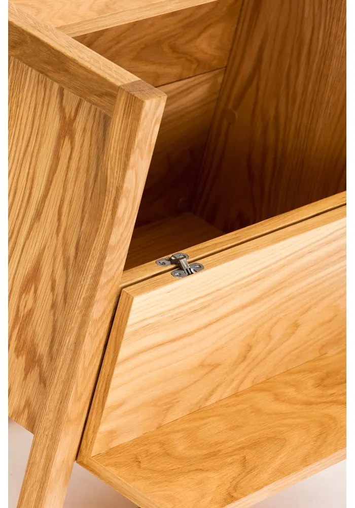 Barek z drewna dębowego w naturalnym kolorze 59x60 cm Woodman NewEst