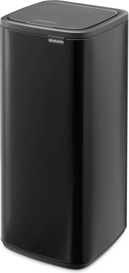 Stalowy kosz na śmieci otwierany na dotyk w kolorze matowej czerni 30 l Bo Touch – Brabantia
