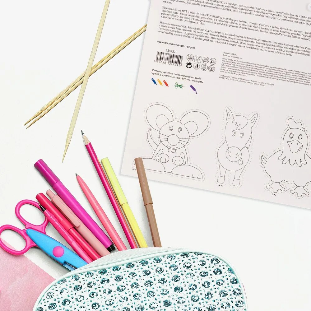 Silikonowa forma do pieczenia 20x20 cm Statek – Orion