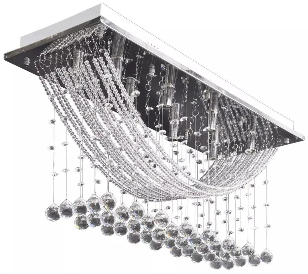 Kryształowa lampa sufitowa w stylu glamour - 3X E995 Z9-H60