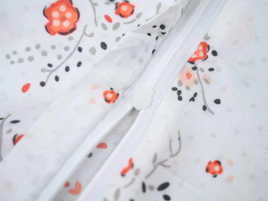 PrzytulneMieszkanie.pl PrzytulneMieszkanie.pl Pościel z mikrowłókna FLORINE kremowa Rozmiar pościeli: 70 x 80 cm | 140 x 200 cm