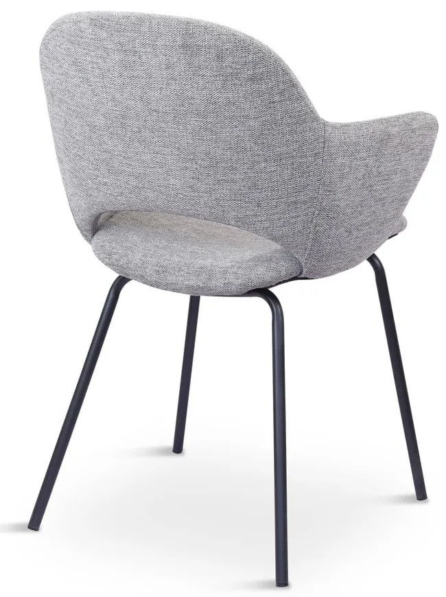 Jasnoszare krzesła zestaw 2 szt. Rowley – Unique Furniture