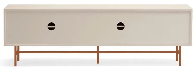 Ceglasto-beżowa szafka pod TV 180x56 cm Nube – Teulat