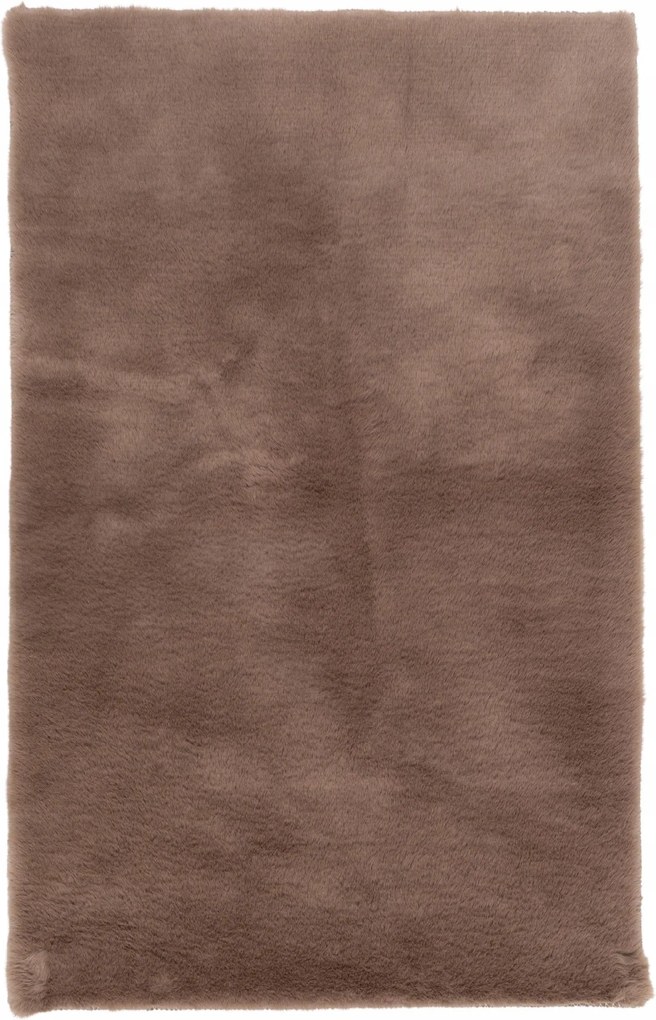 Dywanik futrzany Brązowy 50x80 cm Dekoracyjny Antypoślizgowy Estetyczny