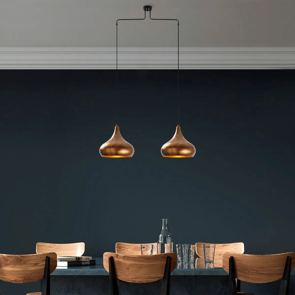 Lampa wisząca Muba - 11551, miedziana