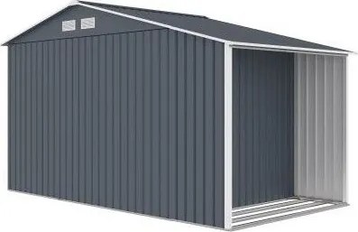 Domek ogrodowy LUKE B, 202 x 342 x 191 cm, metal