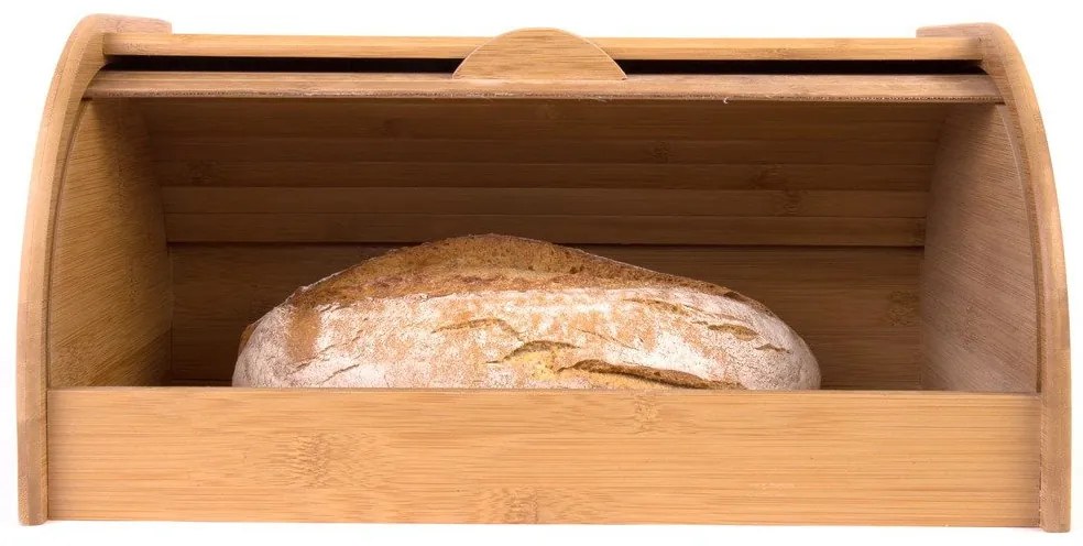 Bambusowy chlebak, pojemnik na pieczywo, 40 x 26 x 20 cm, ZELLER