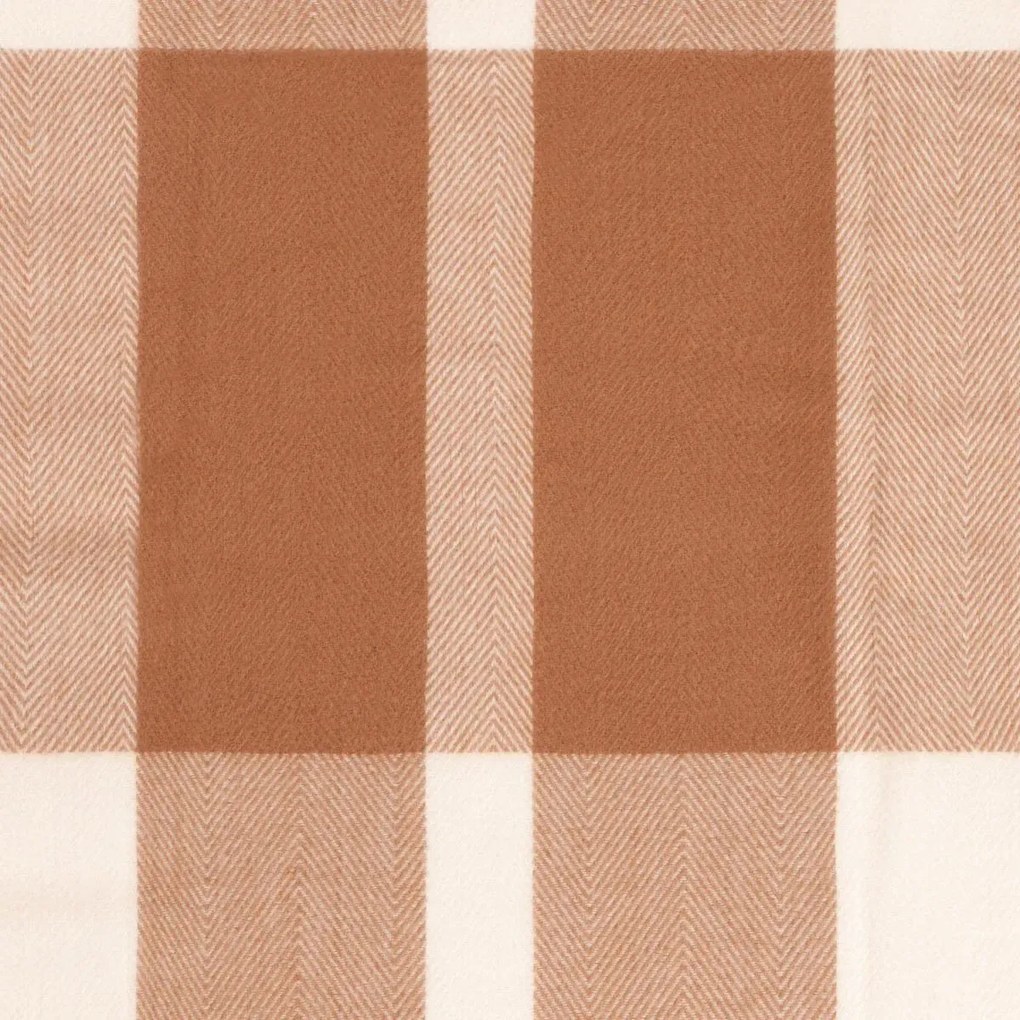 Koc puszysty MELROSE w kratę 150x200 CM HOMLA
