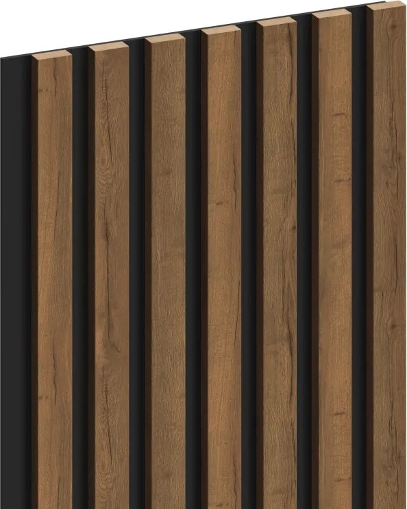 Mexen Lam-B lamele ścienne 275 x 31,5 cm, płyta HDF 4 mm, Dąb Mocca - S100-275317-2812-074