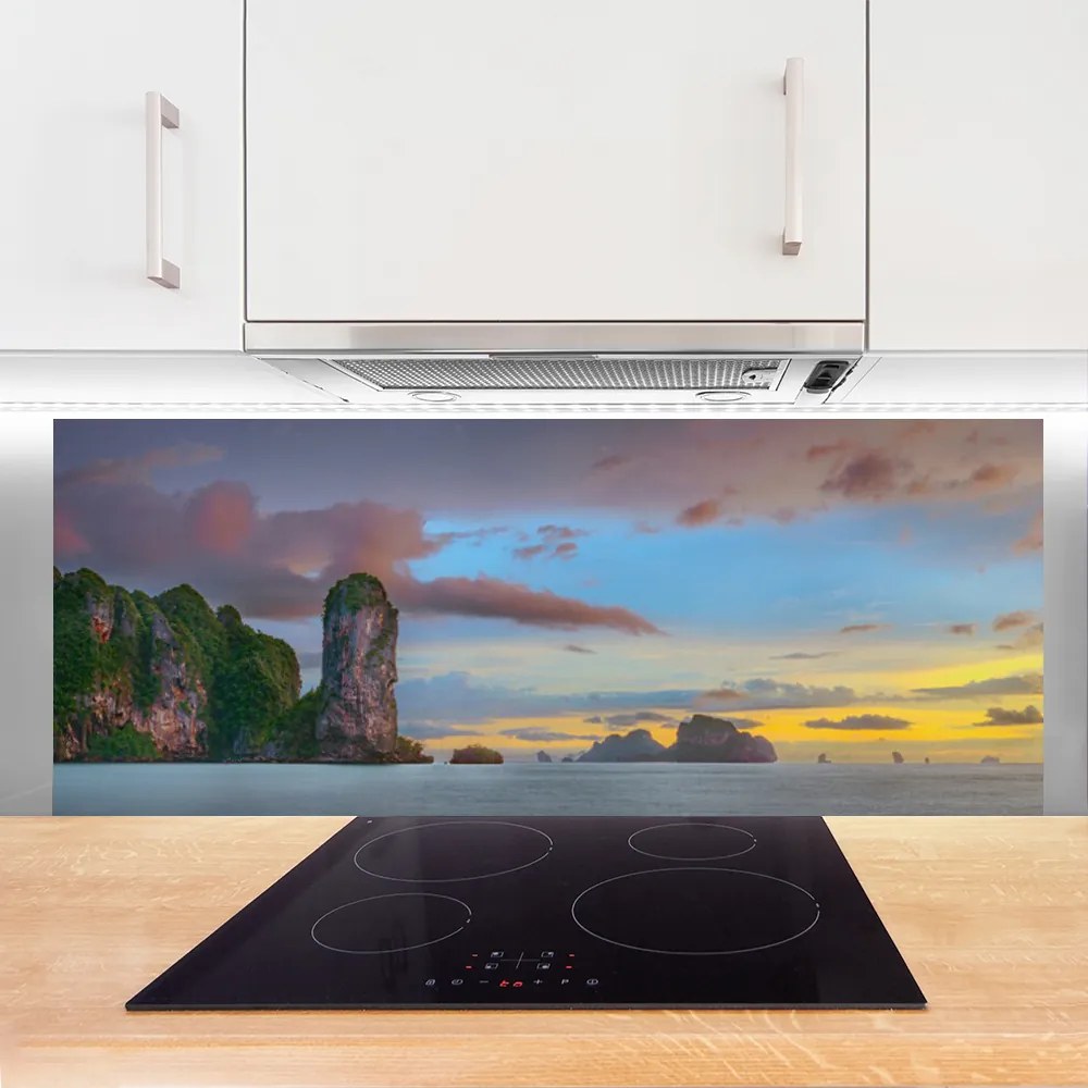 Panel Szklany Szczyty Gór nad Zatoką